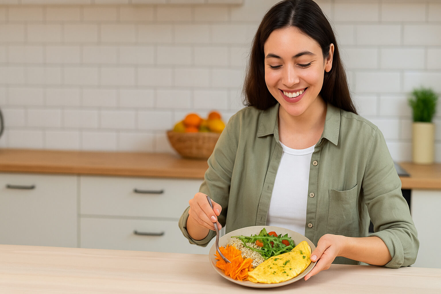 Como montar um prato balanceado em 15 minutos