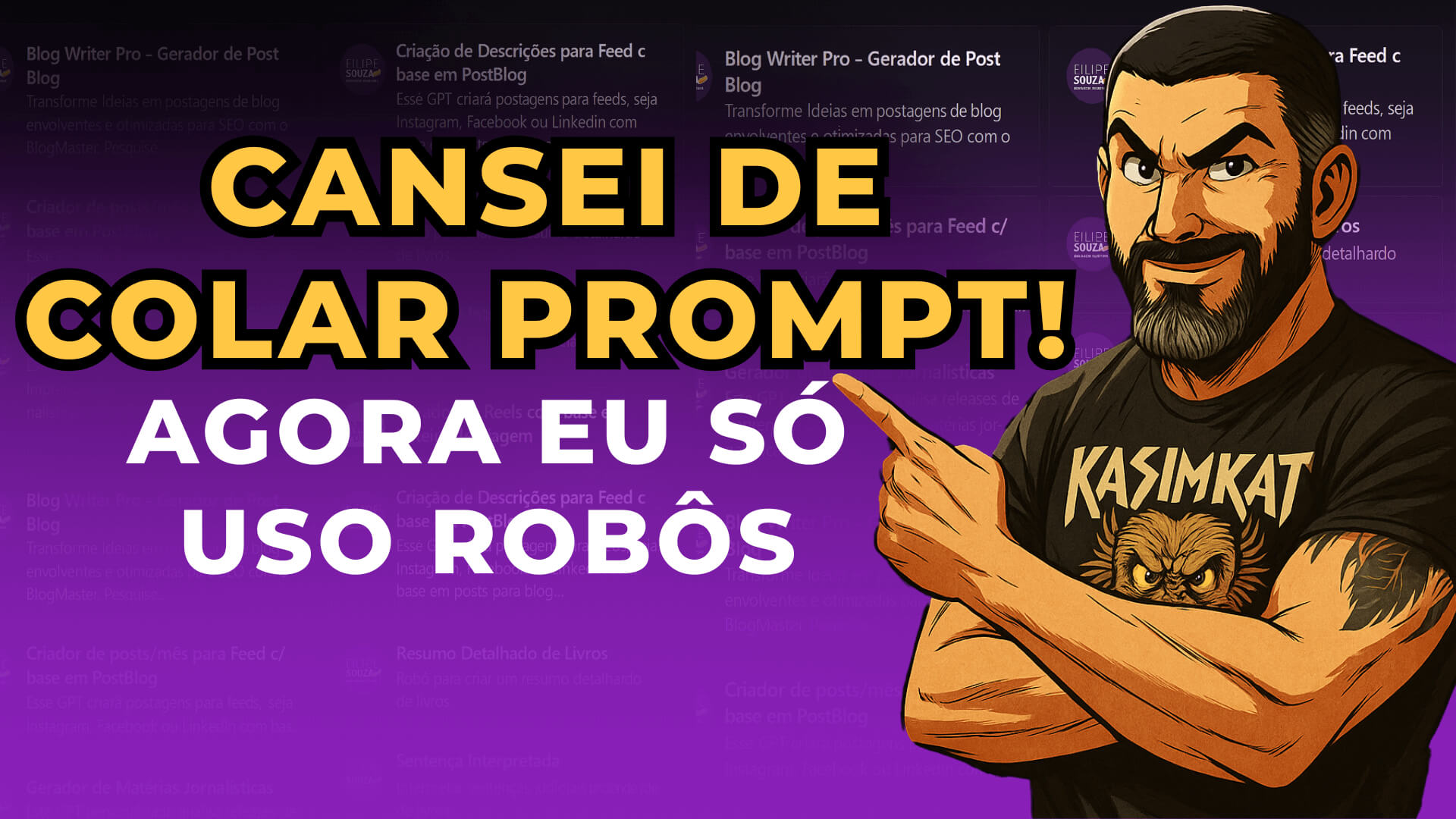 Chega de colar prompt: Como os GPTs personalizados mudaram minha rotina (e como criar o seu)