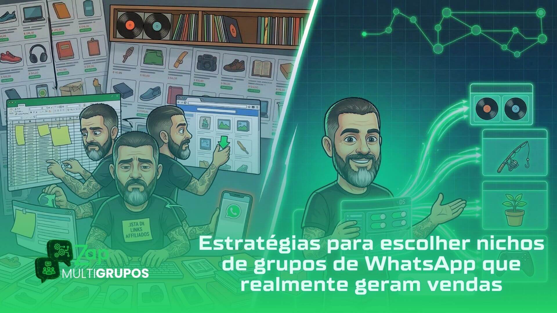 Estratégias para escolher nichos de grupos de WhatsApp que realmente geram vendas